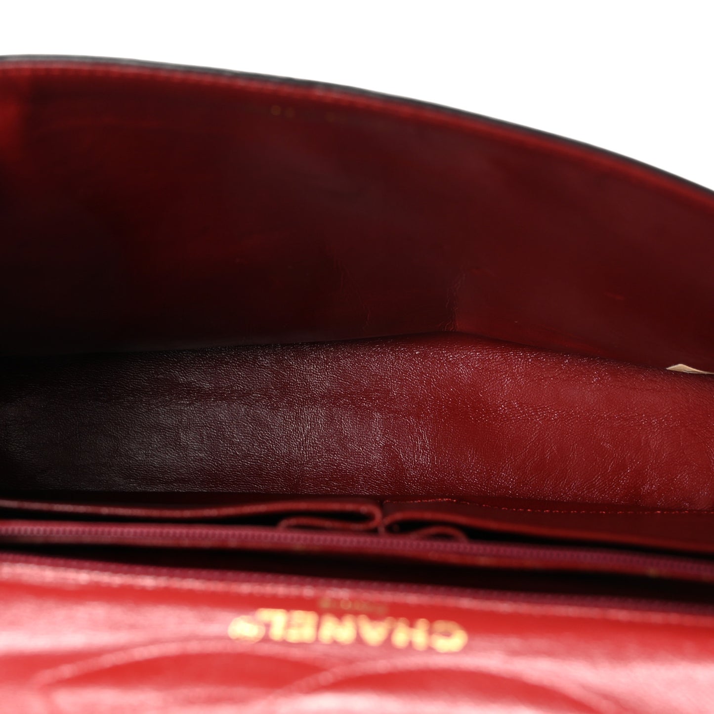 Lambskin Quilted Medium Double Flap Bag Black