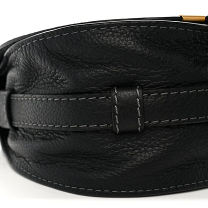 Chloe Calfskin Mini Marcie Round Crossbody Bag Black 8 of 9