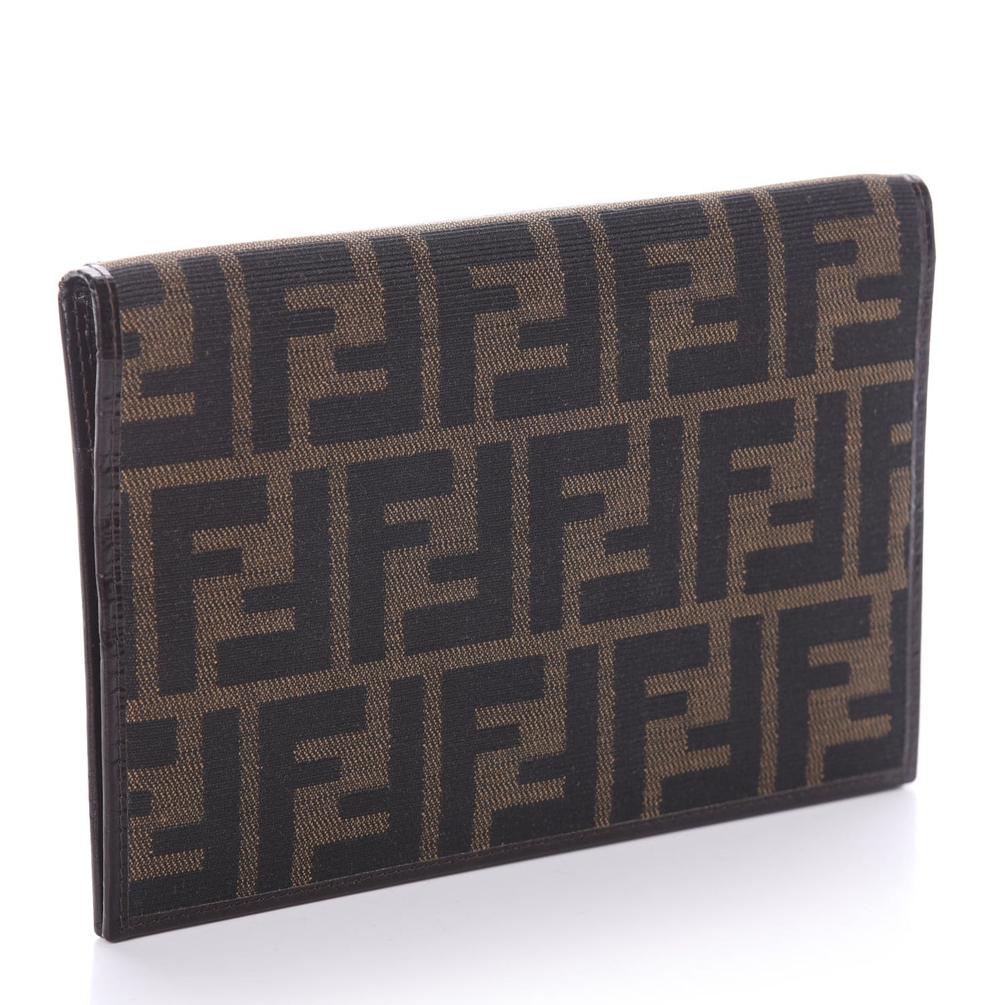 Jacquard Calfskin FF Wallet Tobacco