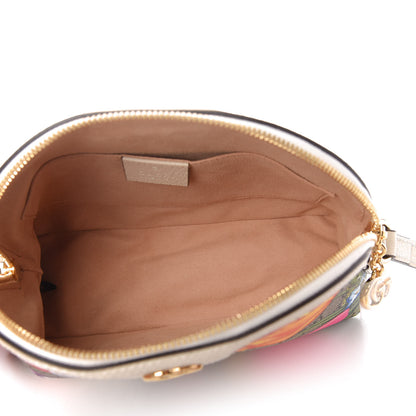 Gucci GG Supreme Monogram Flora Web GG Small Ophidia Dome Shoulder Bag White 5 of 11