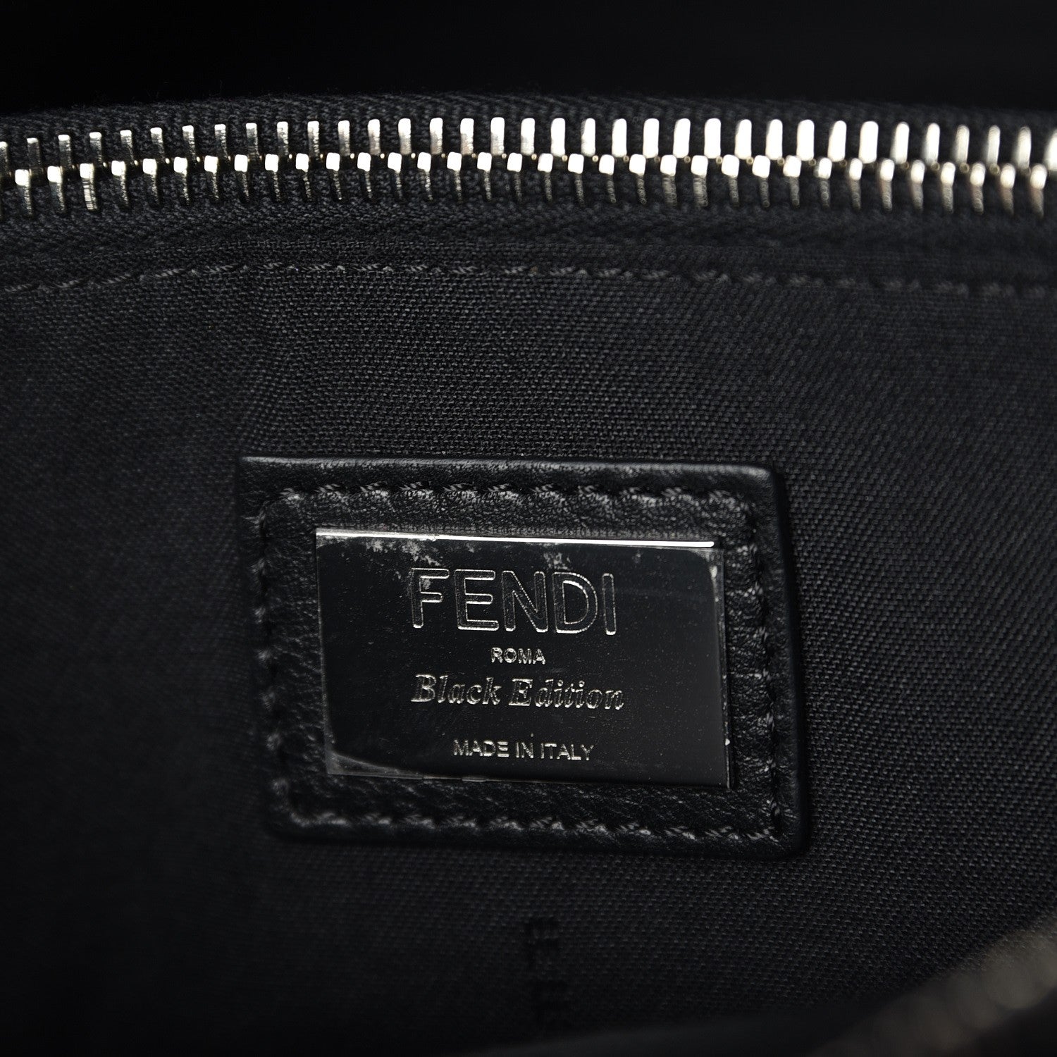 Fendi Vitello Dolce Flowerland Croc Tail Medium By The Way Boston Bag Black 6 of 8