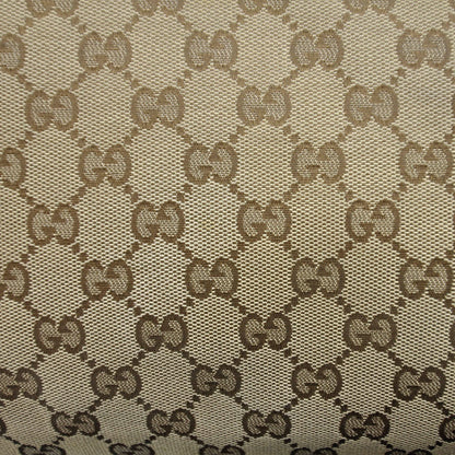 Gucci Monogram Small Flap Messenger Bag Beige Dark Brown 8 of 12