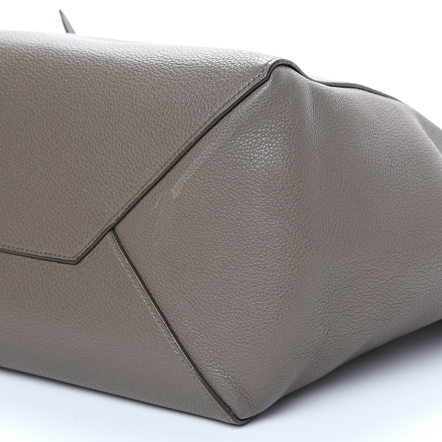 Celine Soft Grained Calfskin Small Belt Cabas Phantom Taupe 9 of 12