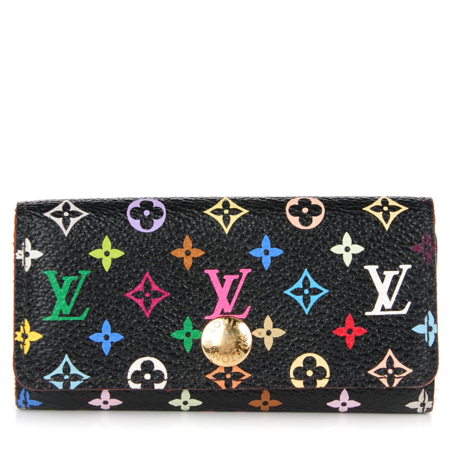Louis Vuitton Monogram Multicolor Multicles 4 Key Holder Black Grenade 1 of 7