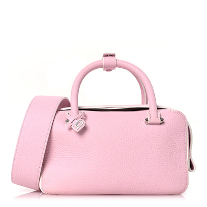 Delvaux Taurillon Soft Mini Cool Box Satchel Light Pink 1 of 14