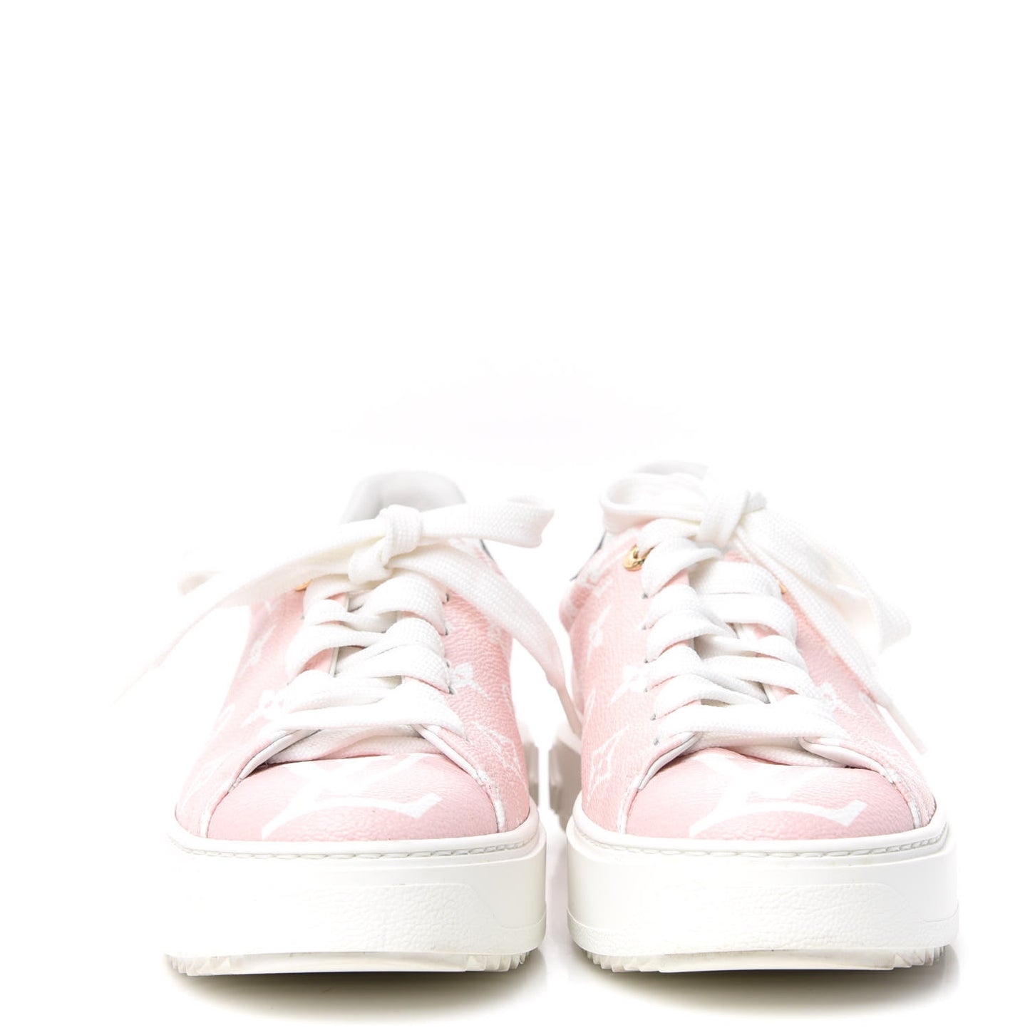 Monogram Giant Time Out Sneakers 36 Rose