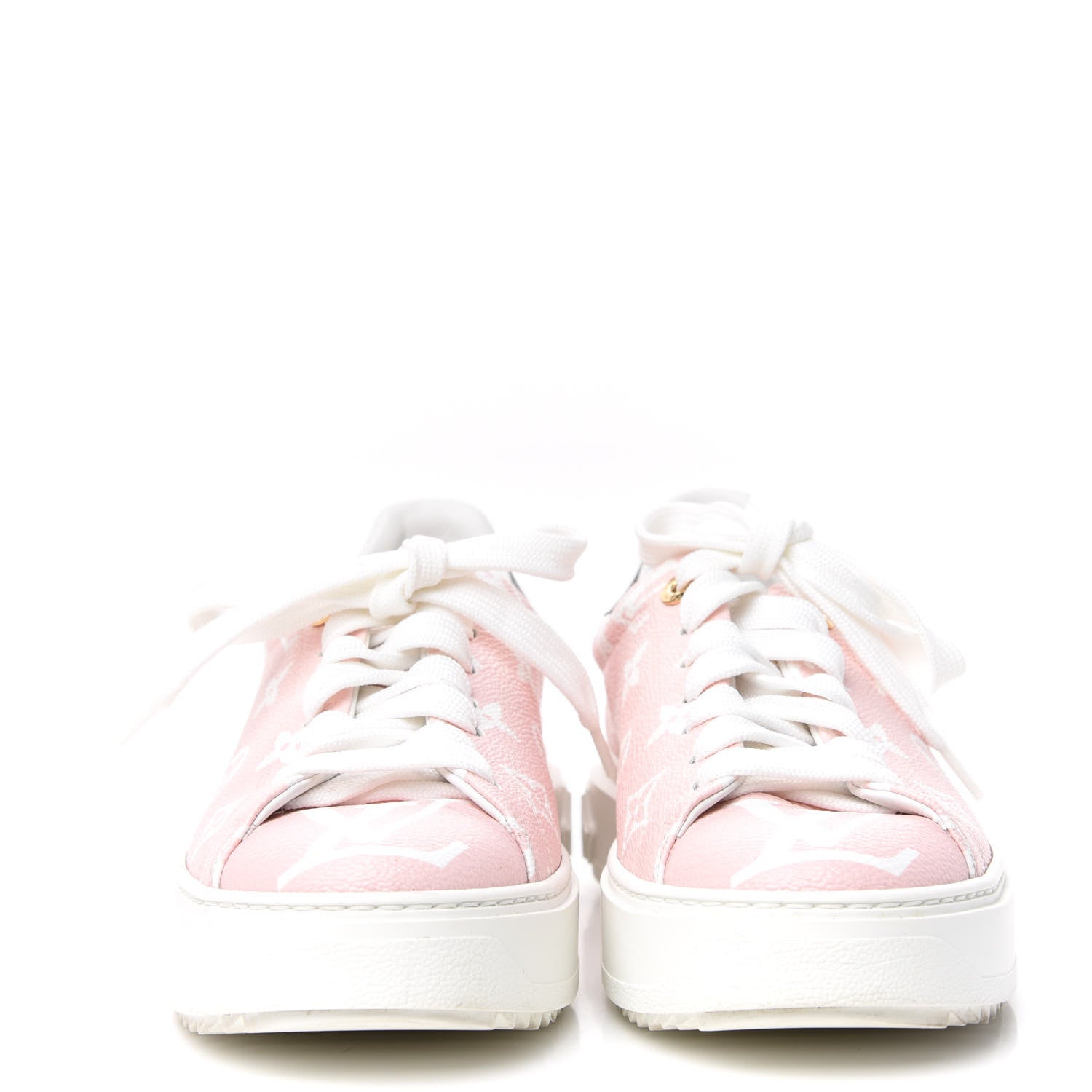 Louis Vuitton Monogram Giant Time Out Sneakers 36 Rose 2 of 11