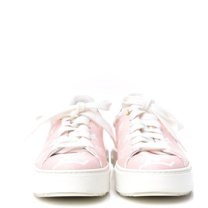 Louis Vuitton Monogram Giant Time Out Sneakers 36 Rose 2 of 11