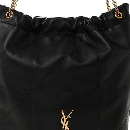 Saint Laurent Lambskin Matelasse Monogram Medium Jamie 4.3 Pochon Black 9 of 12