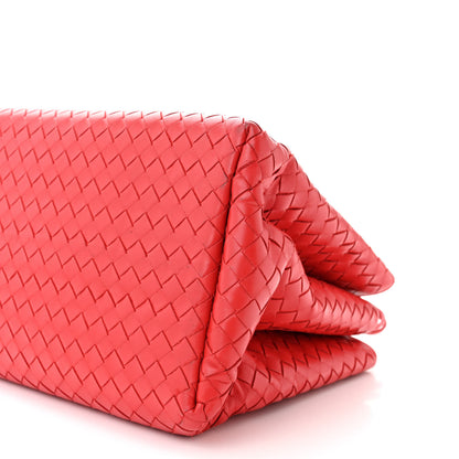 Bottega Veneta Nappa Intrecciato Small Roma Tote Red 10 of 12