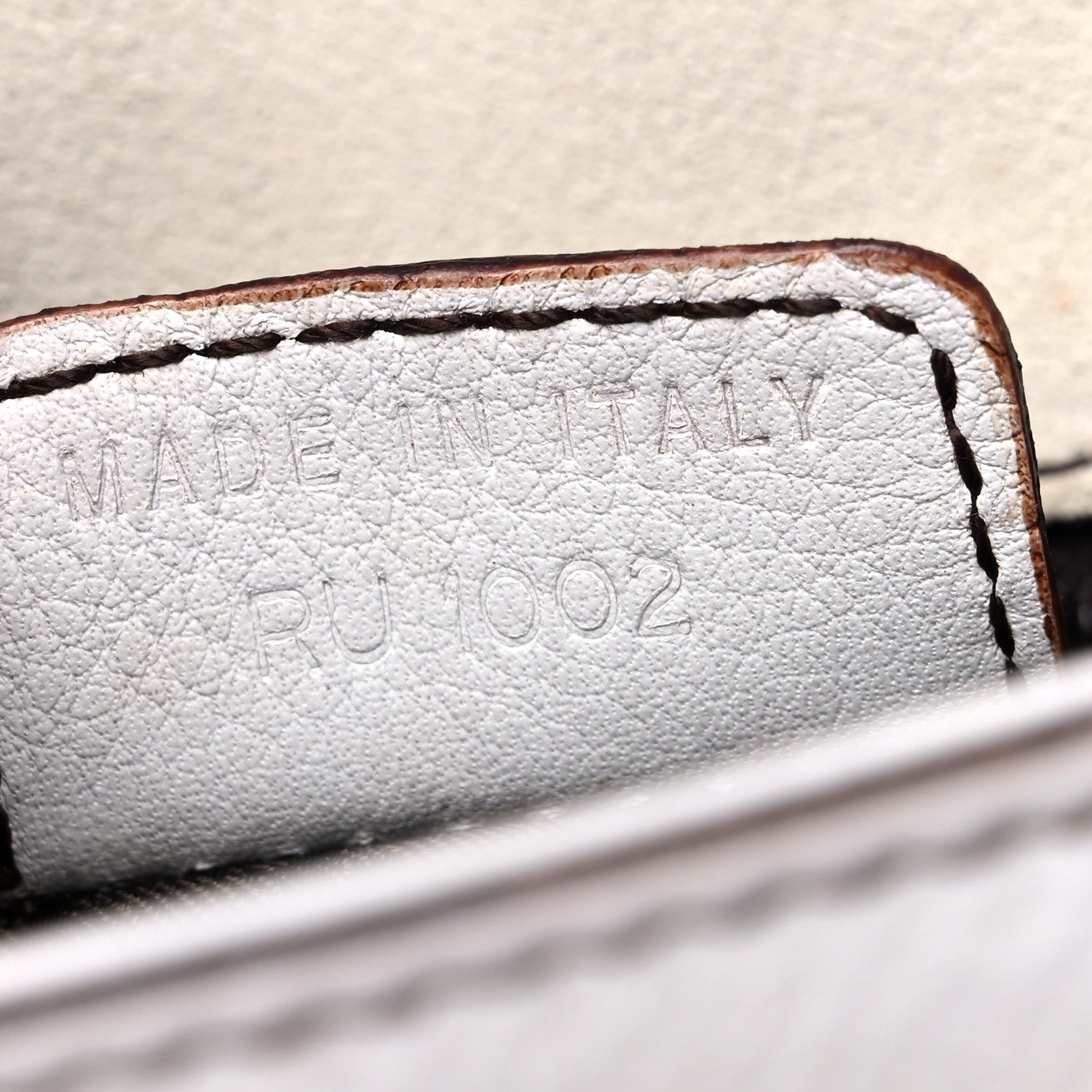 Christian Dior Calfskin Baudrier Saddle Bag White 7 of 16