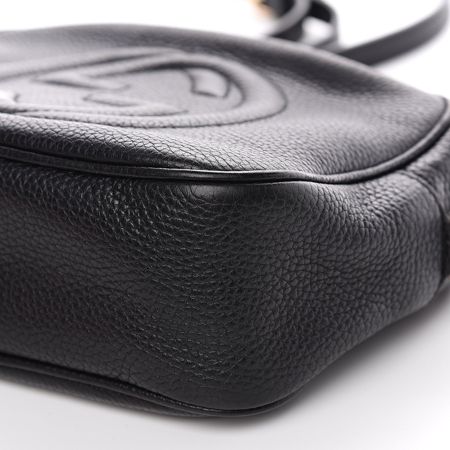 Gucci Pebbled Calfskin Small Soho Disco Bag Black 8 of 11