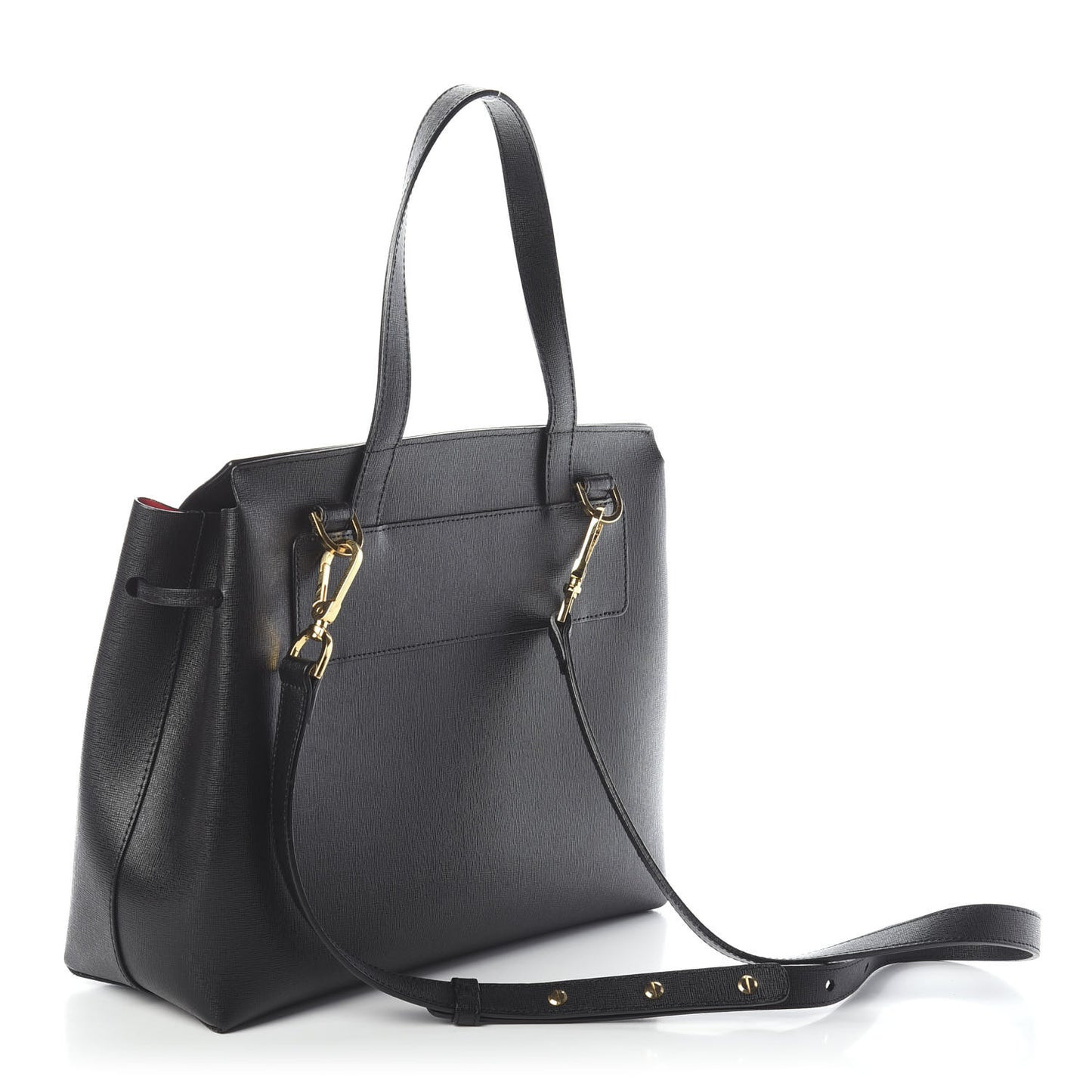 Saffiano Lady Bag Black Flamma