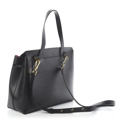 Mansur Gavriel Saffiano Lady Bag Black Flamma 2 of 8