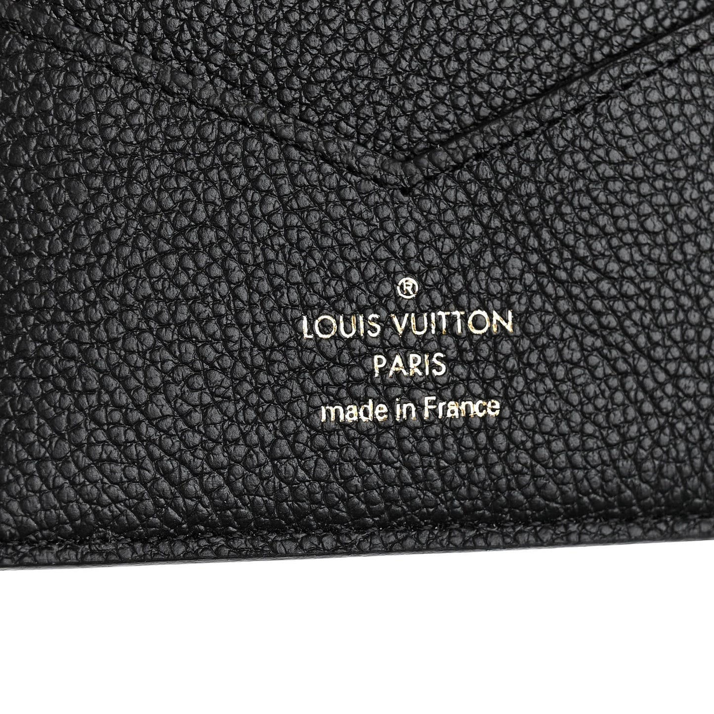 Empreinte Monogram Passport Cover Black