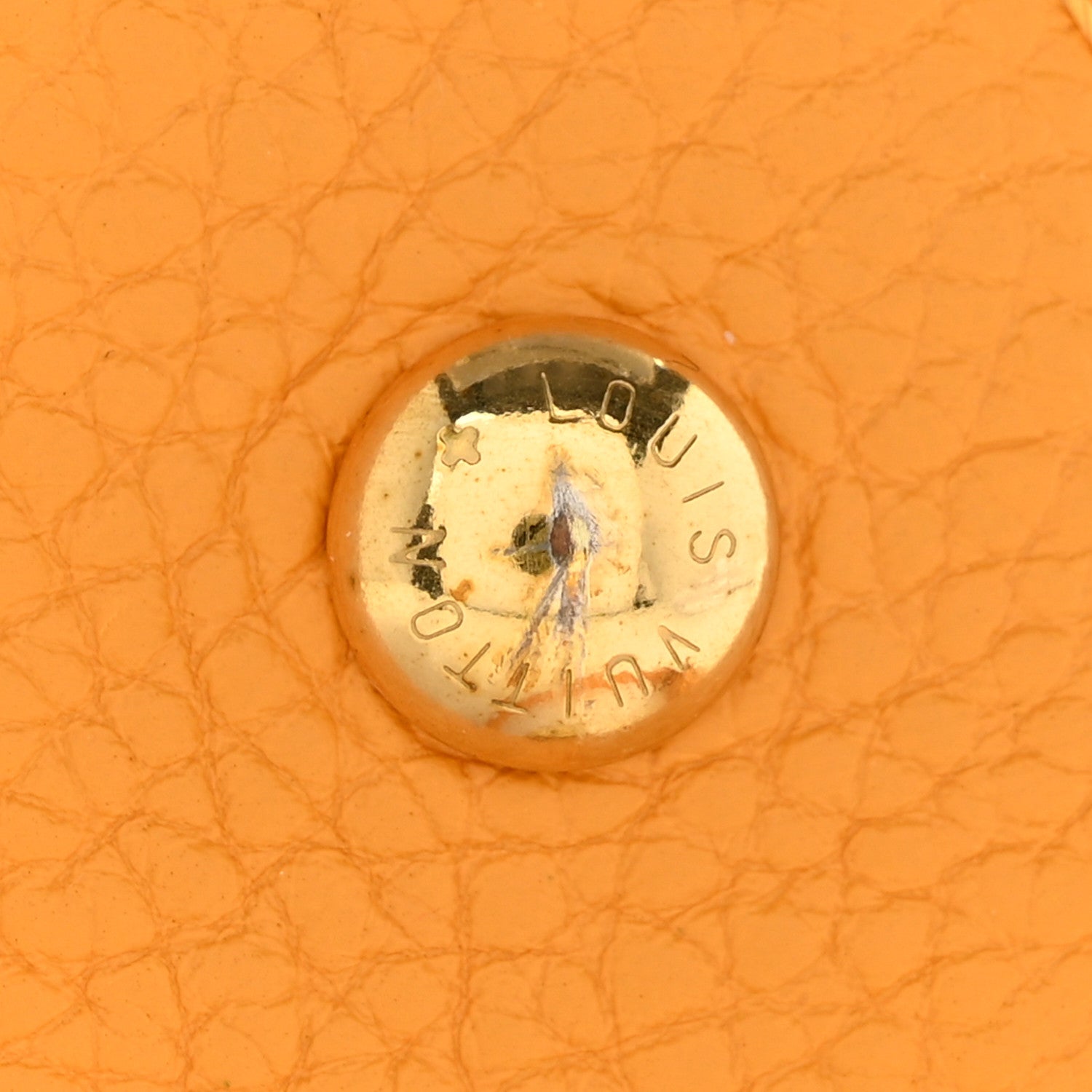 Louis Vuitton Taurillon Mini Capucines Sunbeam Yellow 10 of 11
