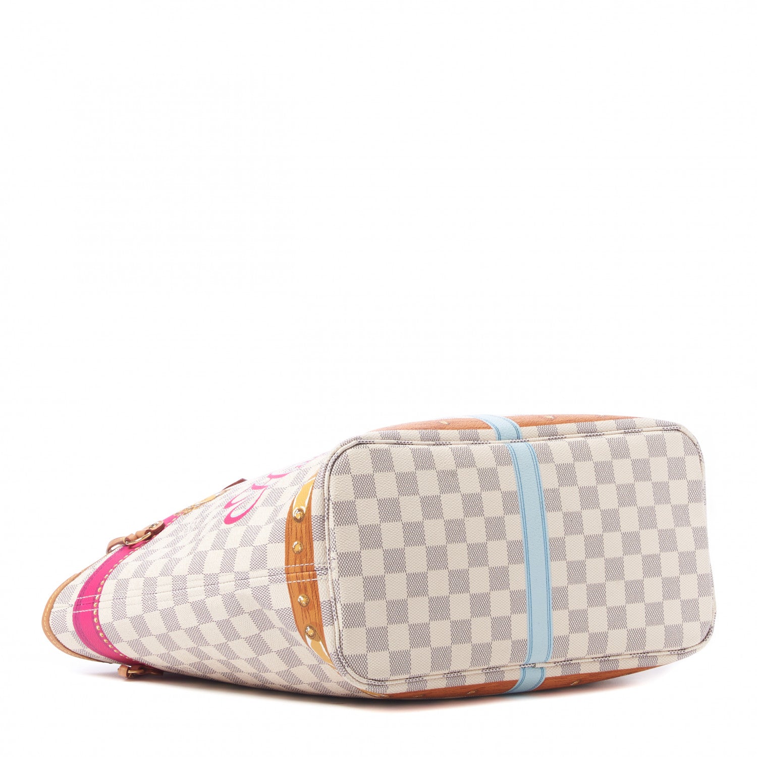 Louis Vuitton Damier Azur Summer Trunks Hawaii Neo Neverfull MM 4 of 9