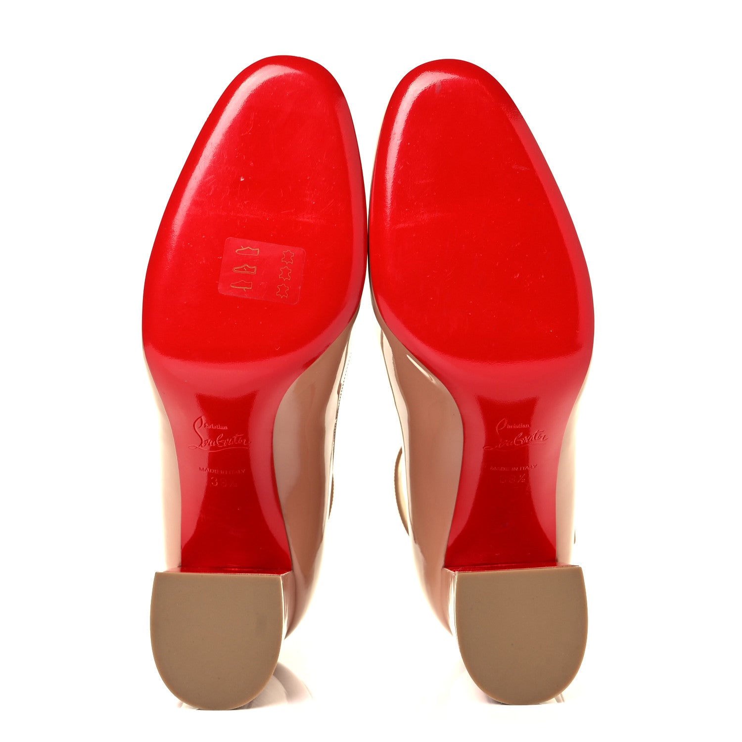 Christian Louboutin Patent Soval 85 Pumps 39.5 Nude 5 of 7