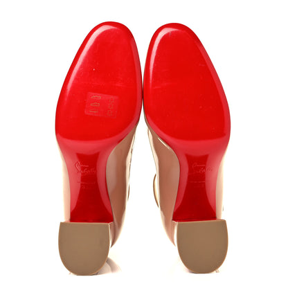 Christian Louboutin Patent Soval 85 Pumps 39.5 Nude 5 of 7