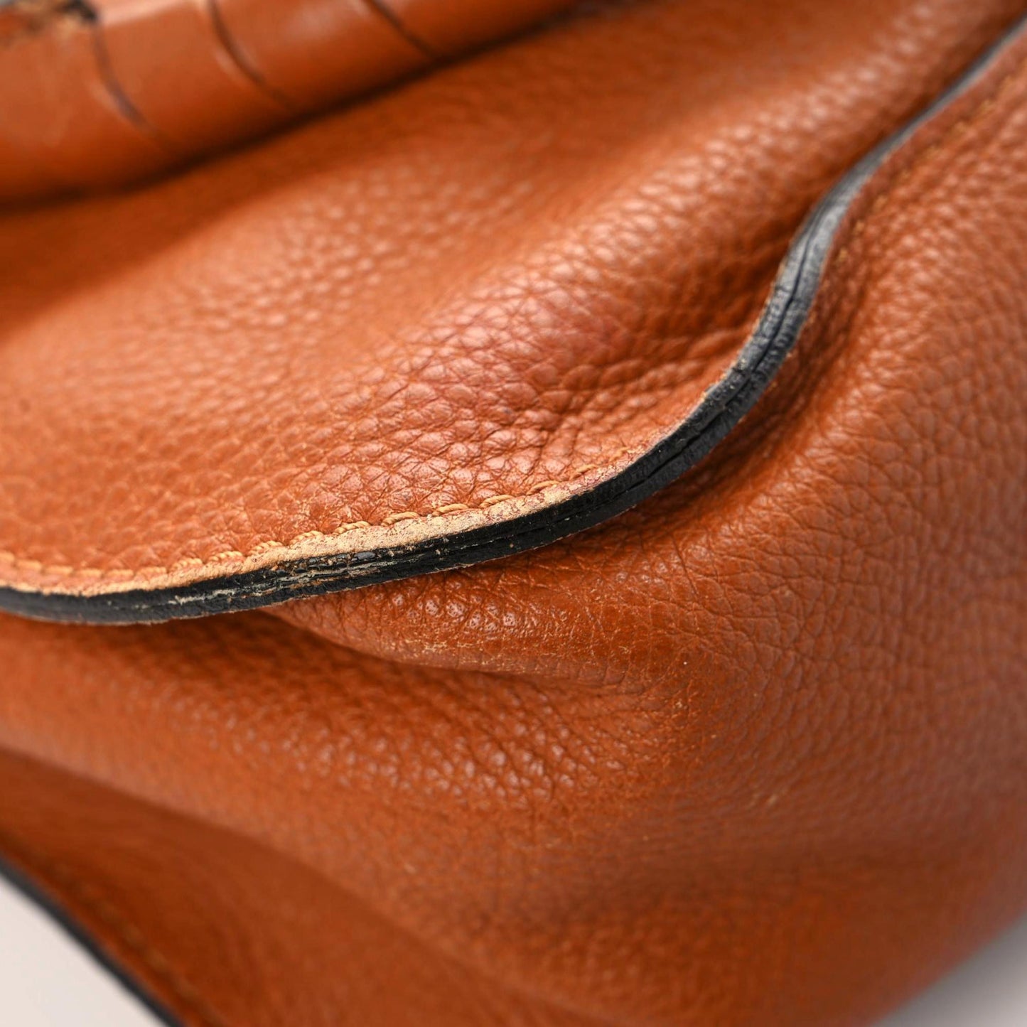 Calfskin Medium Marcie Satchel Tan