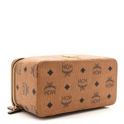 MCM Visetos Rockstar Vanity Case Cognac 4 of 12