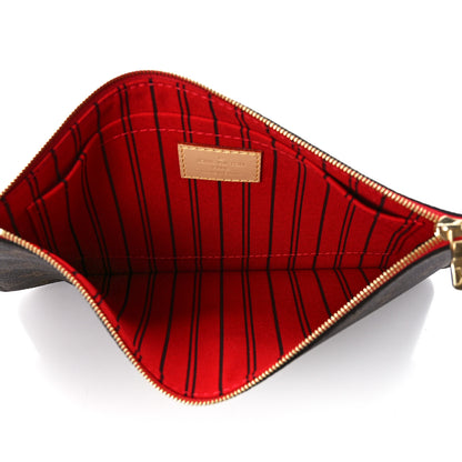 Louis Vuitton Monogram Neverfull MM GM Pochette Cherry 5 of 10