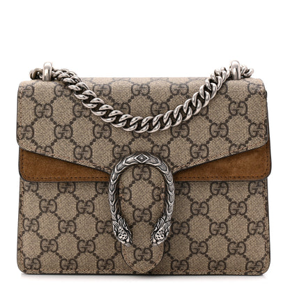 Gucci GG Supreme Monogram Mini Dionysus Shoulder Bag Taupe 1 of 10