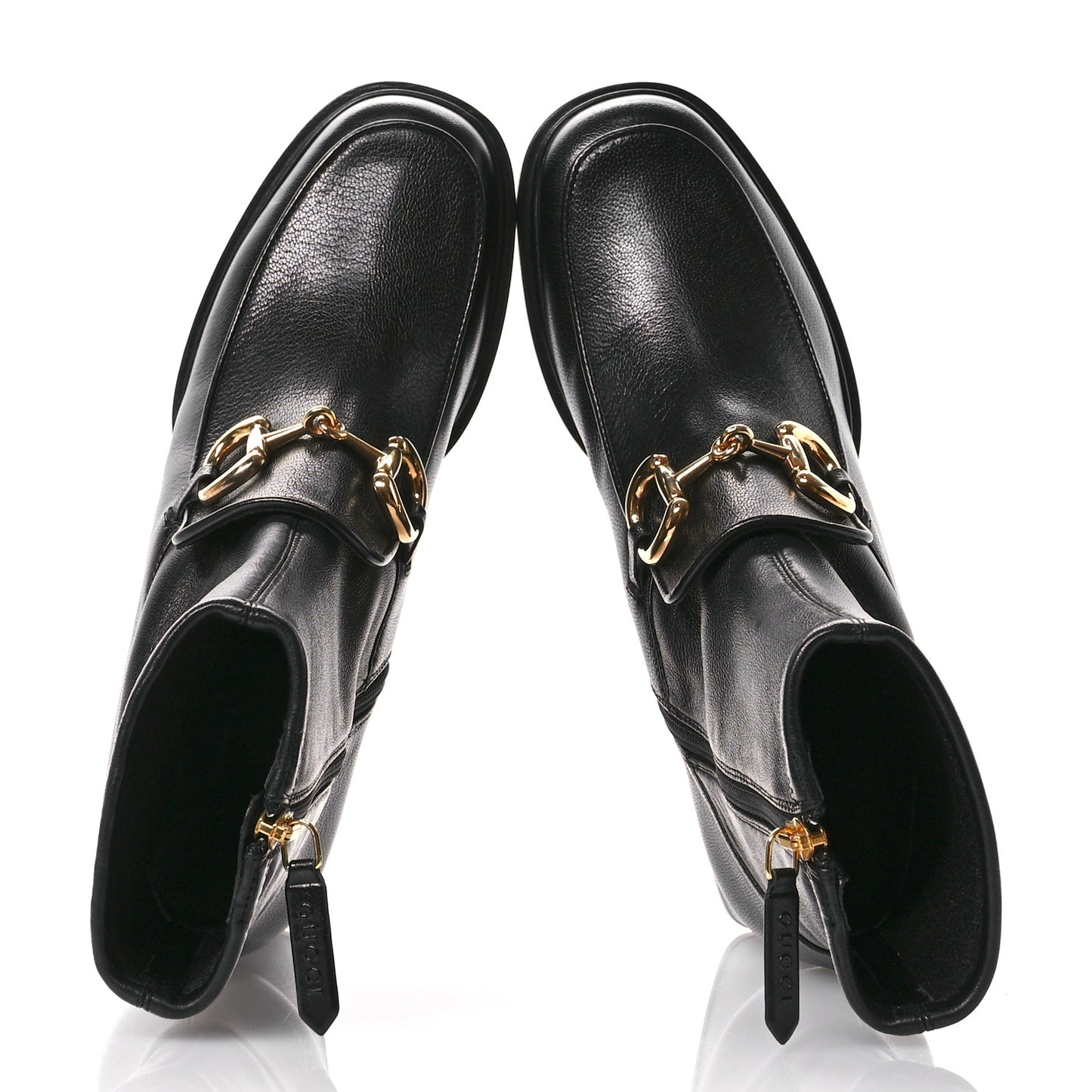 Quentin Nappa Stretch Granada Kid Horsebit 55mm Ankle Boots 38 Black