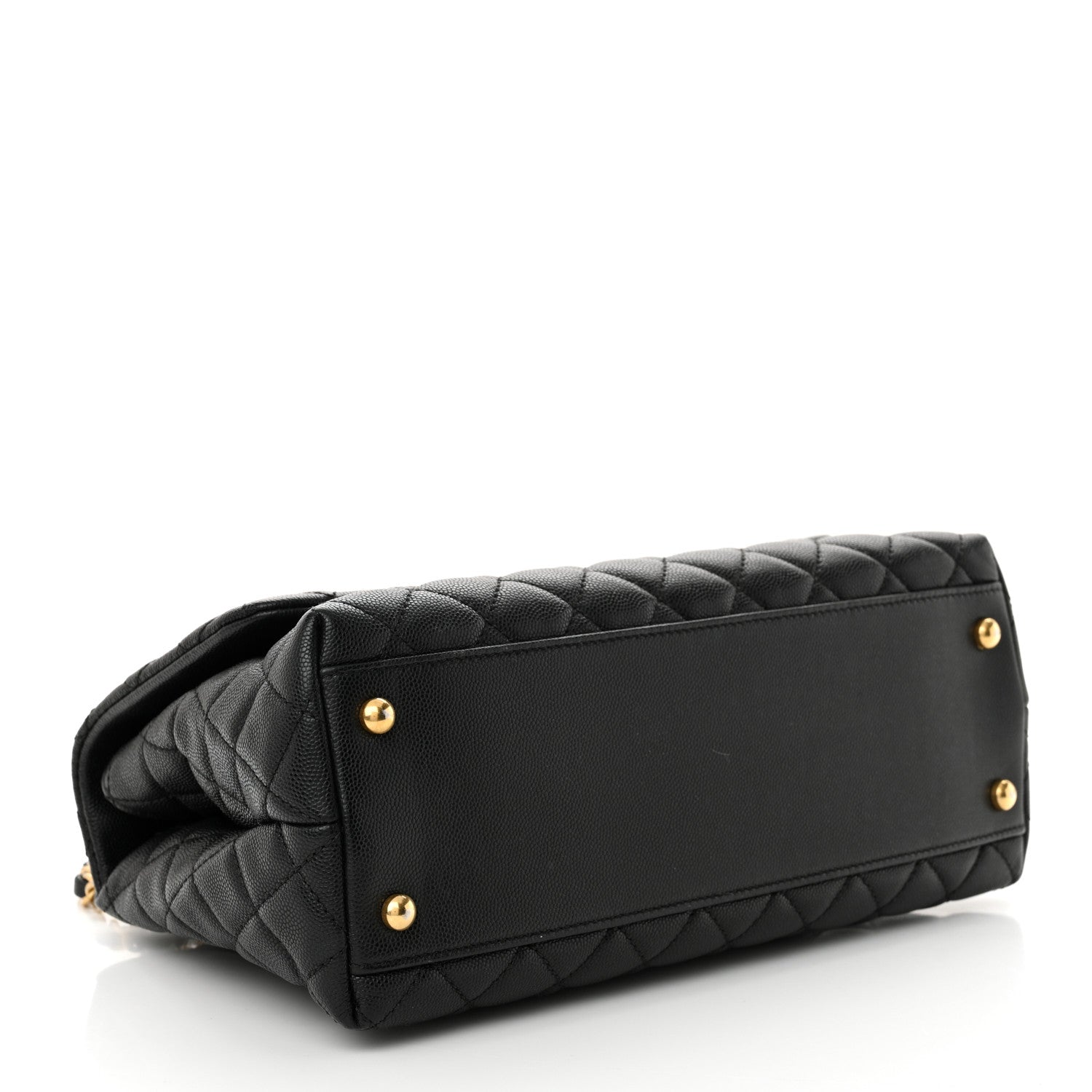 Chanel Caviar Quilted Small Coco Handle Flap Black 4 of 10