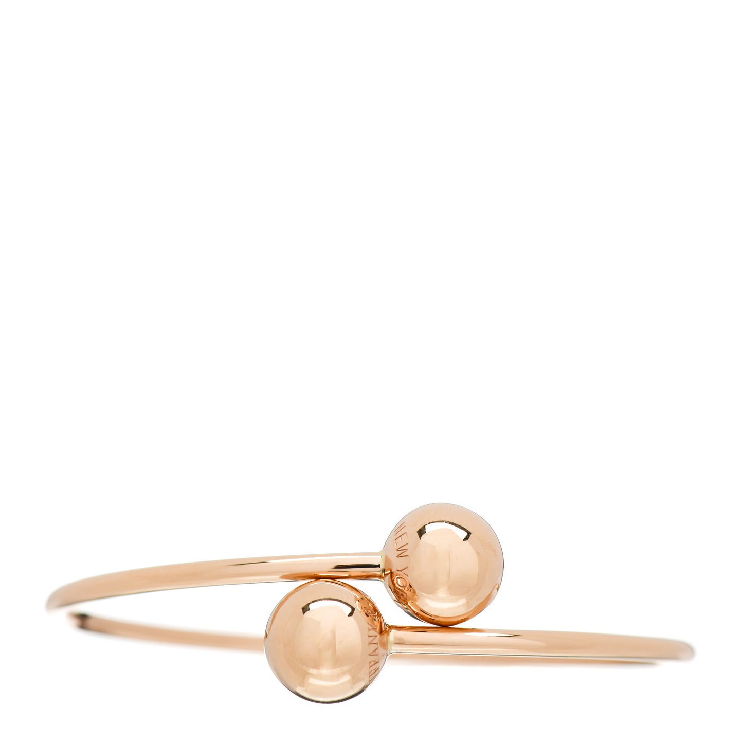 18K Rose Gold 11mm HardWear Ball Bypass Bracelet
