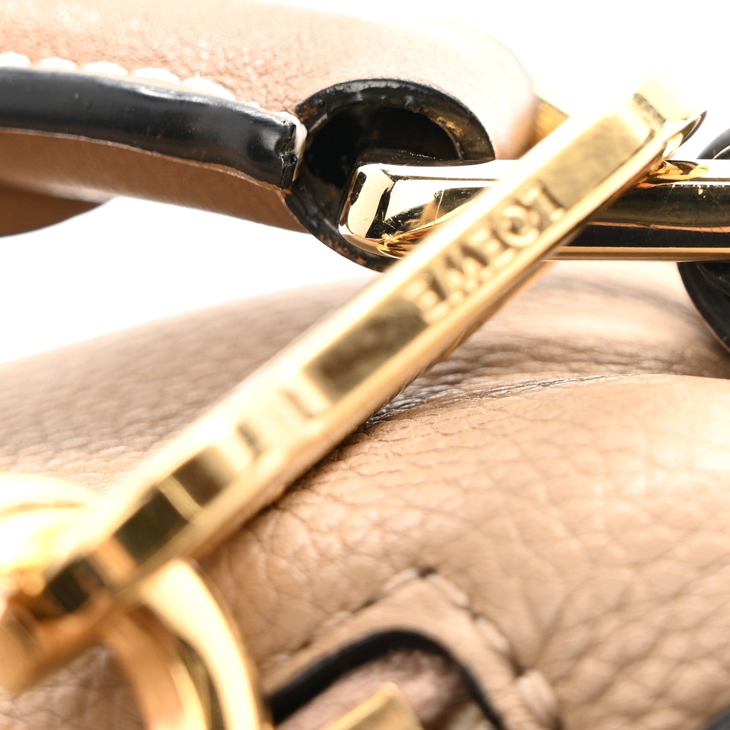 Grained Calfskin Small Puzzle Bag Sand Mink