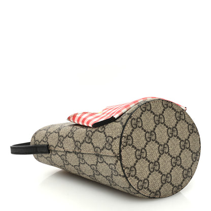 Gucci GG Supreme Monogram Childrens Chick Bucket Bag Black 4 of 11