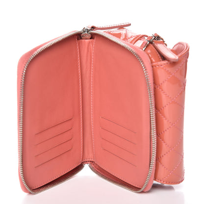 Chanel Patent Brilliant Mini Flap WOC Bag Pink 8 of 14