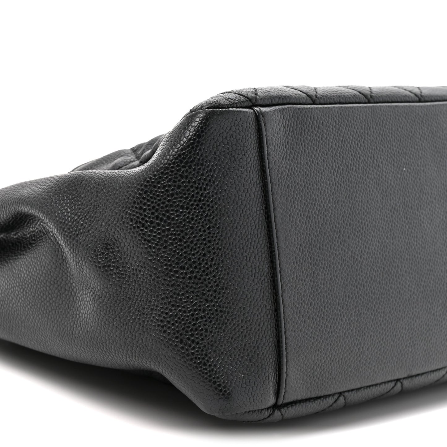Caviar Quilted Grand Shopping Tote GST Black