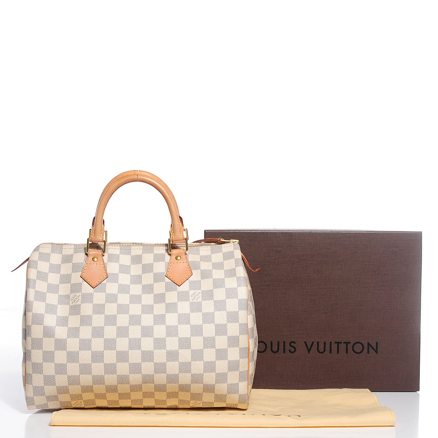 Louis Vuitton Damier Azur Speedy 30 8 of 8