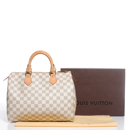 Louis Vuitton Damier Azur Speedy 30 8 of 8