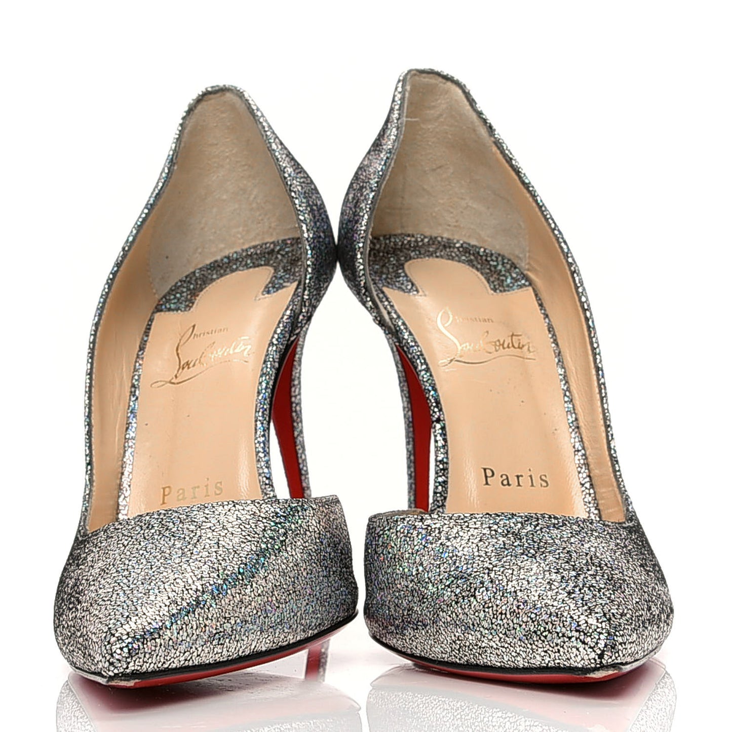 Nappa Mica Iriza 100 Pumps 39 Silver