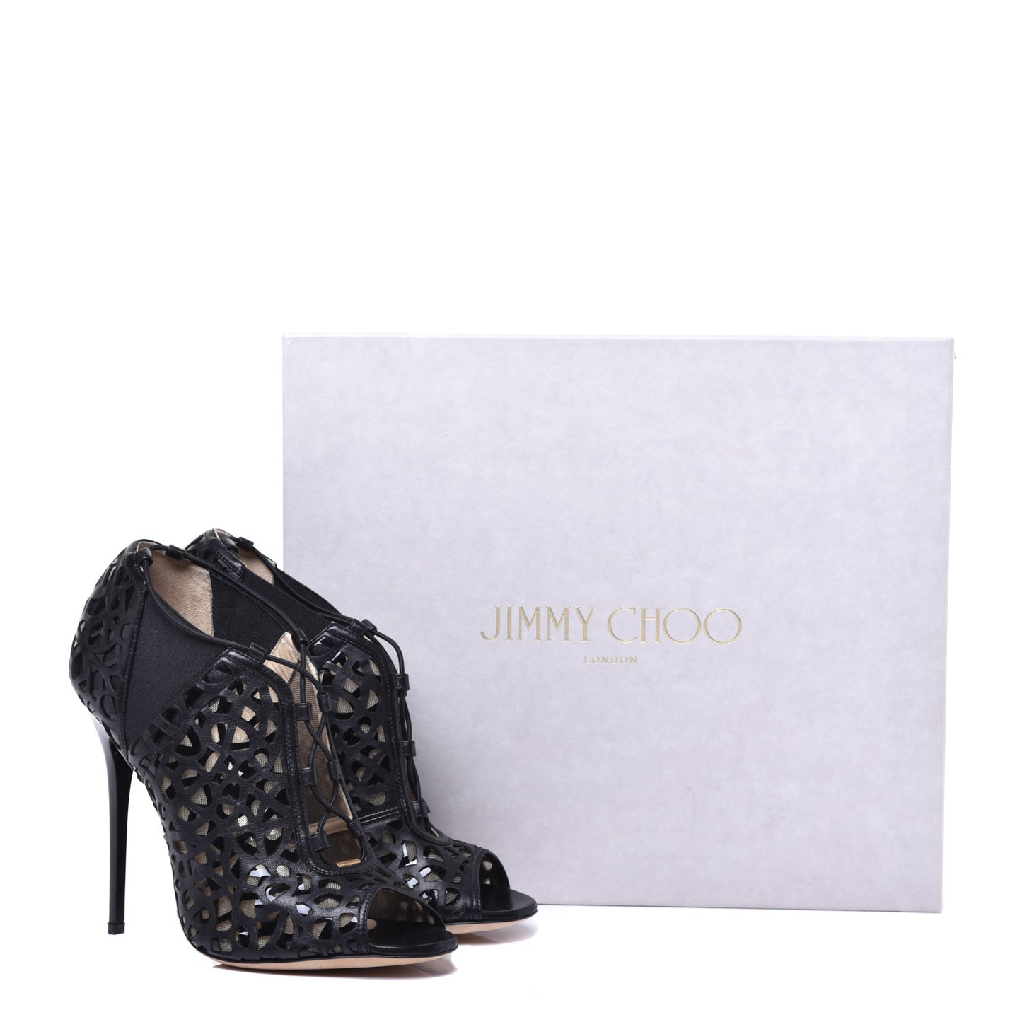 Shiny Nappa Tactic Ankle Boots 38.5 Black