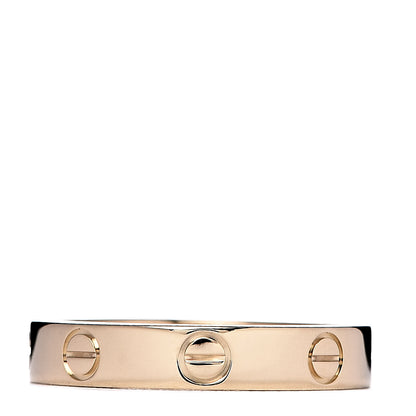 Cartier 18K Yellow Gold 3.5mm LOVE Wedding Band Ring 54 6.75 3 of 4
