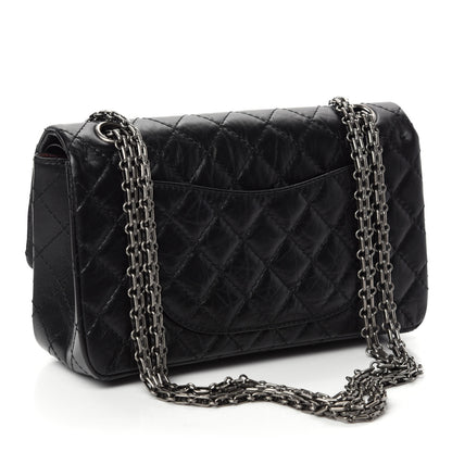 Chanel Aged Calfskin Quilted 2.55 Reissue 225 Flap Black 4 of 12