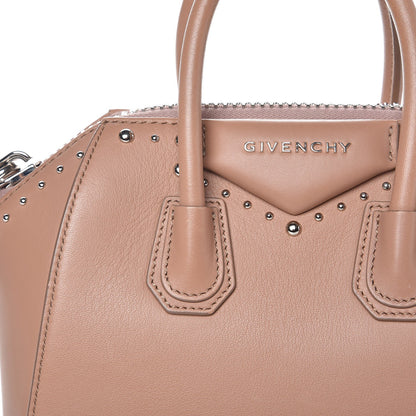 Givenchy Smooth Calfskin Mini Studded Antigona Old Pink 10 of 13