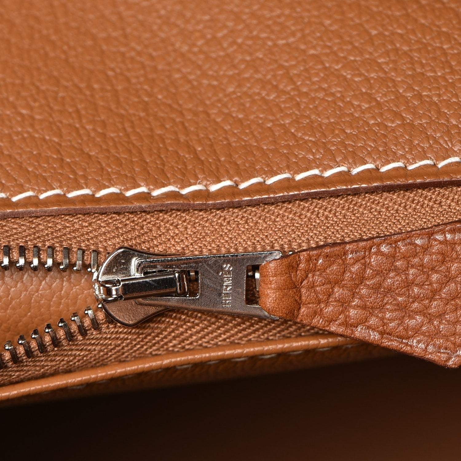 Hermes Natural Barenia Faubourg Birkin 30 Fauve 31 of 33