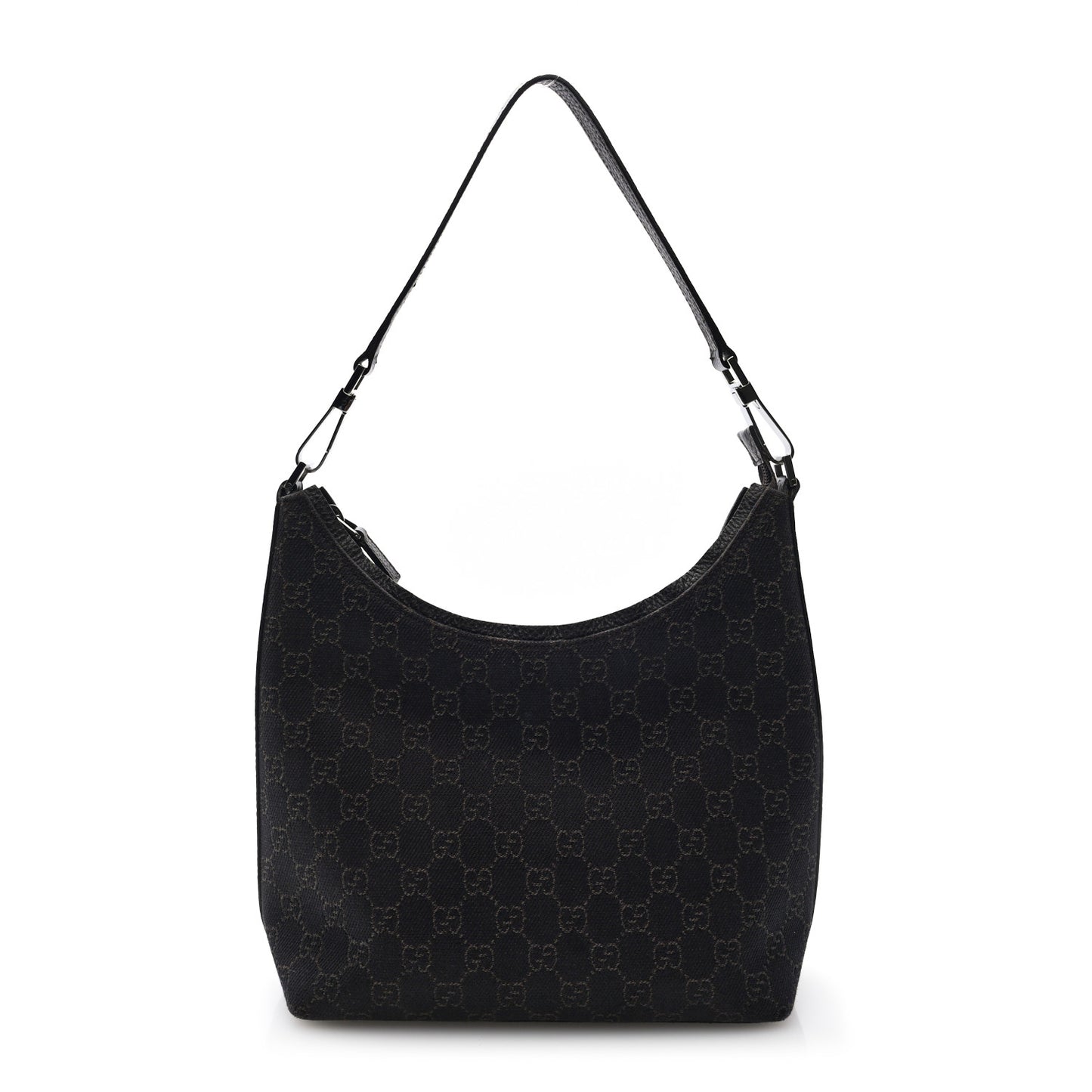 Denim Monogram Hobo Dark Brown