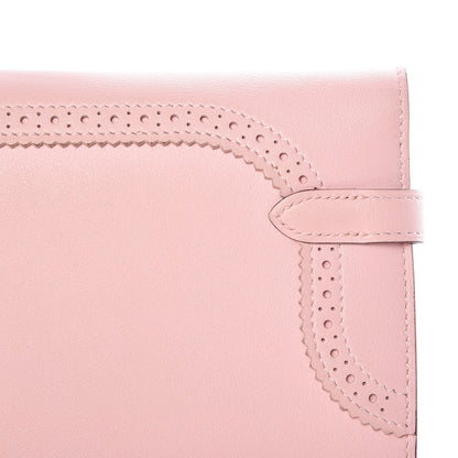 Hermes Swift Ghillies Kelly Longue Wallet Rose Sakura 9 of 10