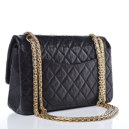 Chanel Aged Calfskin 50th Anniversary 2.55 Reissue 225 Flap Black 3 of 11