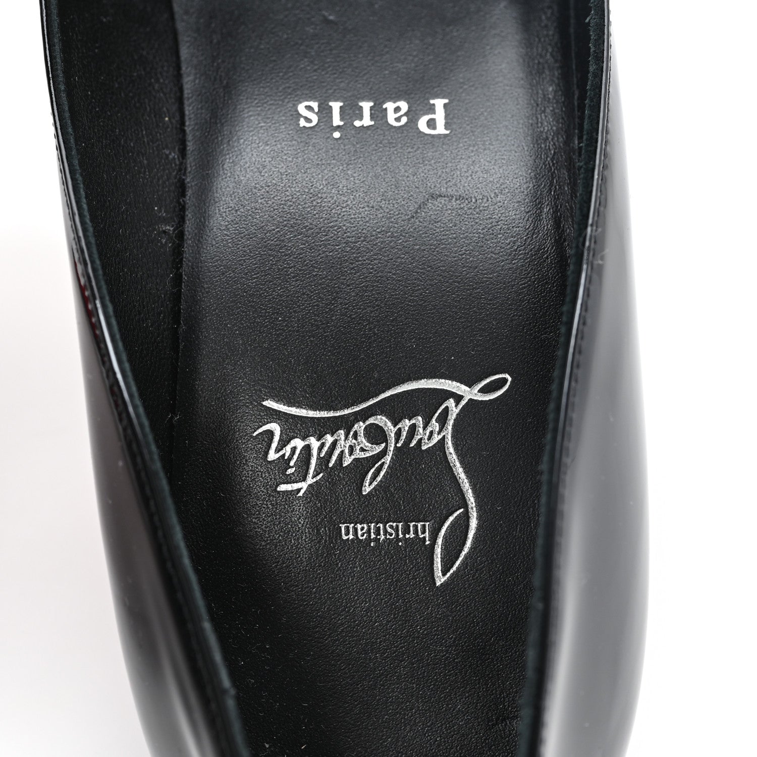 Christian Louboutin Patent Miss Z 100 Pumps Black 39.5 Black