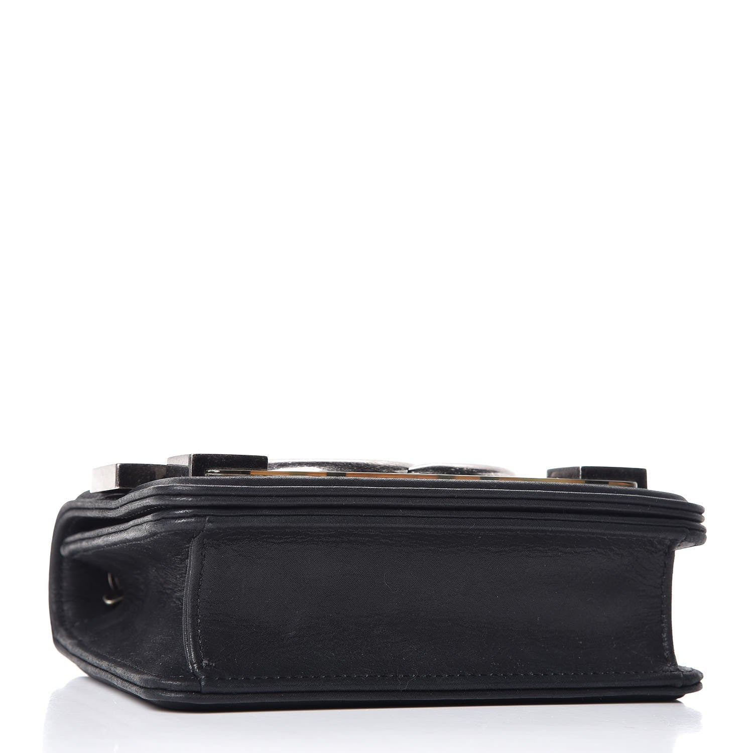 Chanel Iridescent Calfskin Marble Plexiglass Boy Brick Black 4 of 7