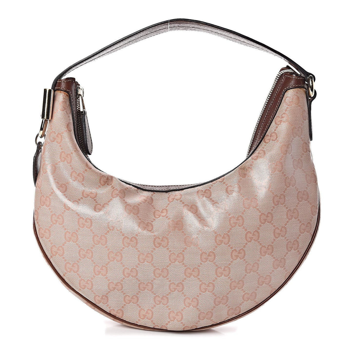 Crystal Monogram Mini Duchessa Hobo Pink