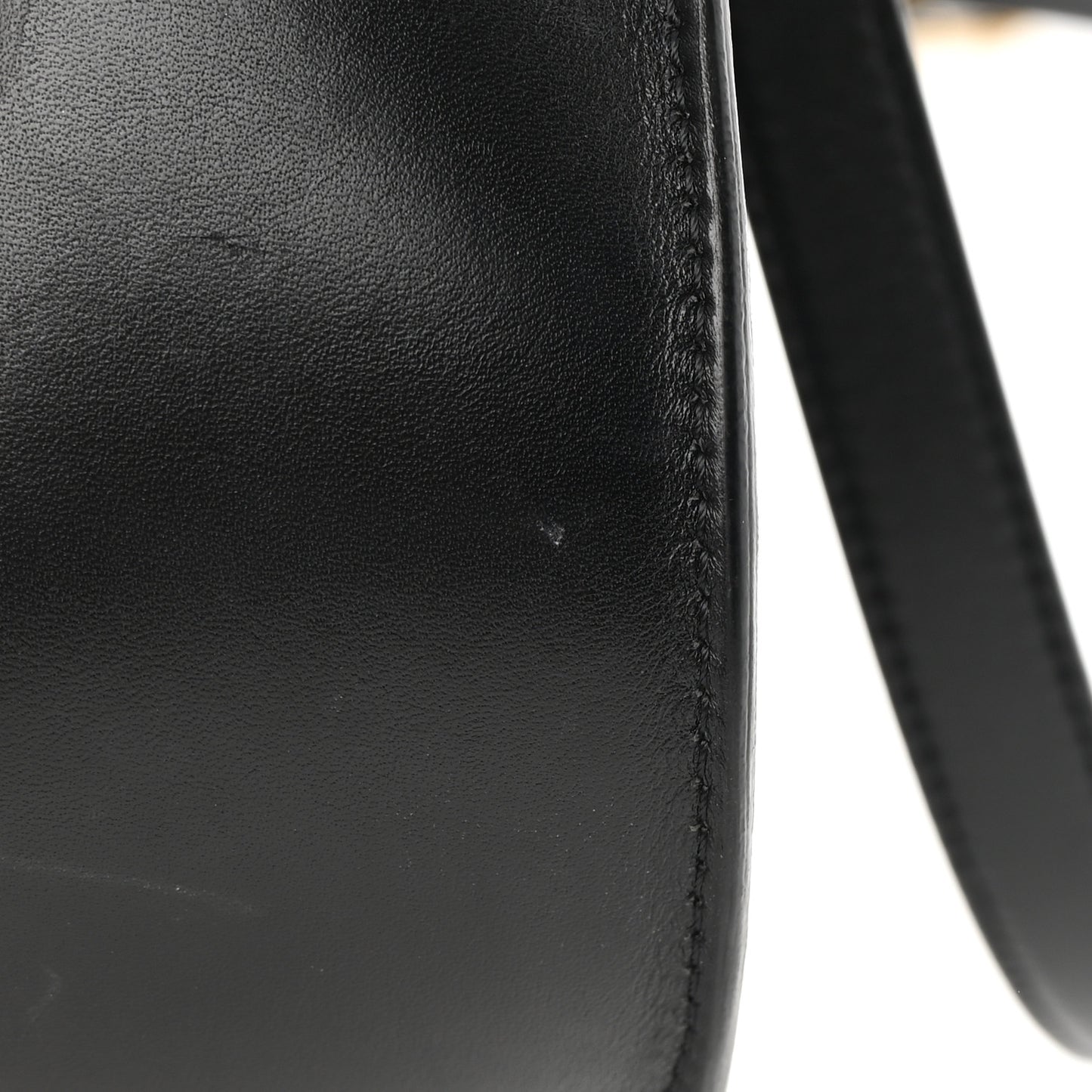 Smooth Calfskin Cuir Triomphe Folco Crossbody Bag Black