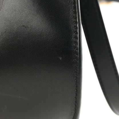 Celine Smooth Calfskin Cuir Triomphe Folco Crossbody Bag Black 17 of 17